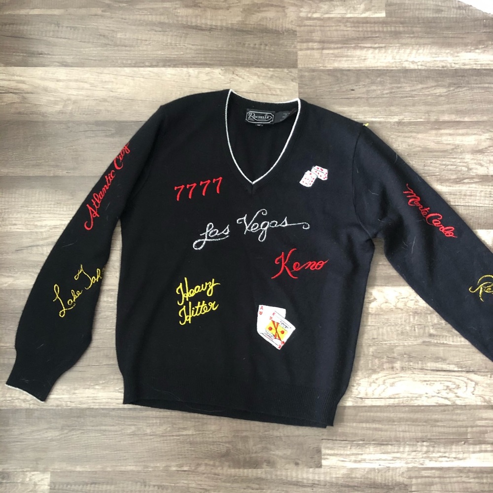 Vintage Las Vegas Sweater - Rochelle California
